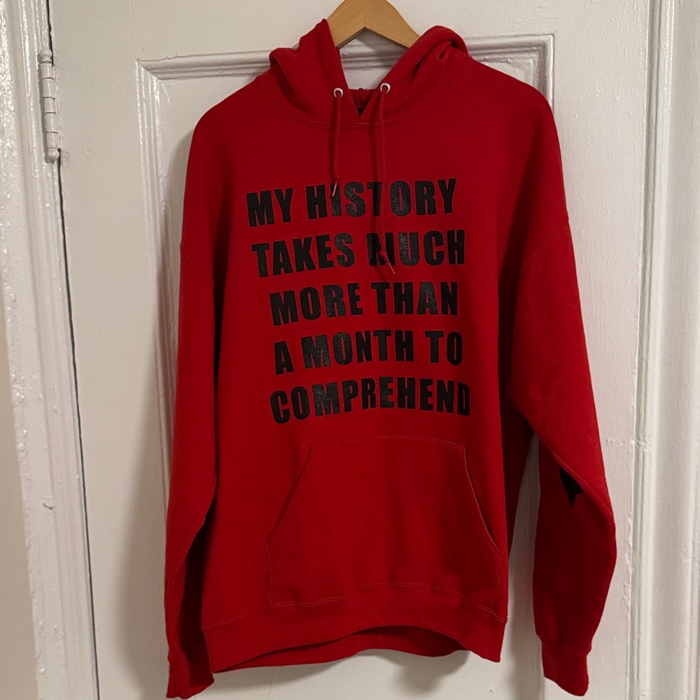 Red Graphic Hoodie